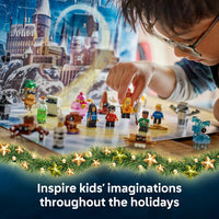 ® Harry Potter™ Advent Calendar 2025 76456 Wizard Toy for Boys, Girls and Any Fans, Magical Hogwarts™ Christmas Holiday Toy for Kids, 8 Minifigures, 6 Figures and 10 Collectible Mini Builds