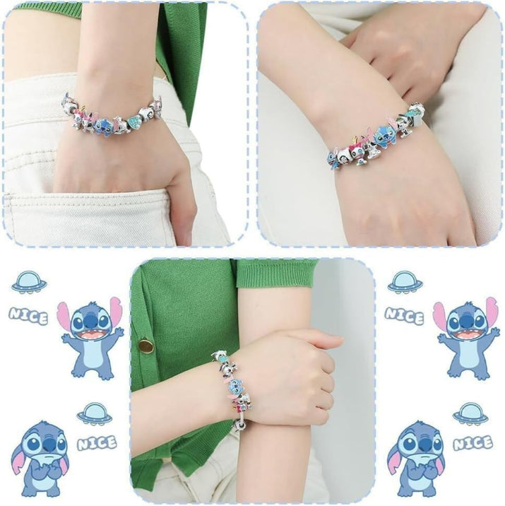 Christmas Advent Calendar 2025 Charm Bracelet Advent Calendar DIY Jewelry Making Kit 24 Days Christmas Countdown Calendar for Girl Kids Teens (8#)