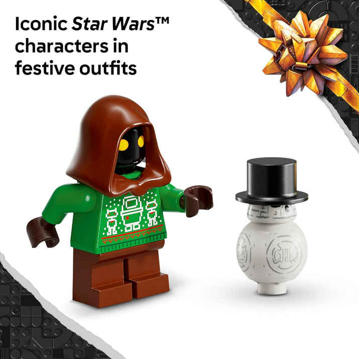 ® Star Wars™ Advent Calendar 2025 75418 Toy Set for Kids, Unique Mini Build Toys, Iconic Characters, Buildable Vehicle, Christmas Holiday Present for Boys, Girls and Any Fan Aged 6 and Over